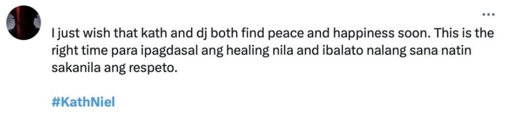comments about kathniel breakup