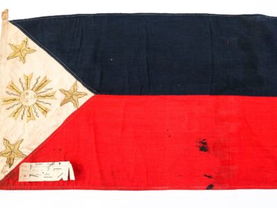 Early Philippine battle flag said to be confiscated during the PH-US war gets sold in an American auction