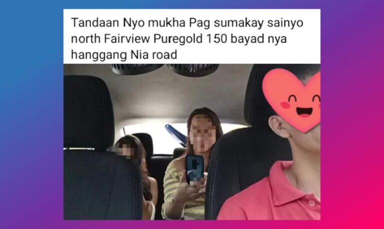 Filipinos alarmed to discover a Facebook group of ride-hailing drivers where they share information about their passengers pop inqpop