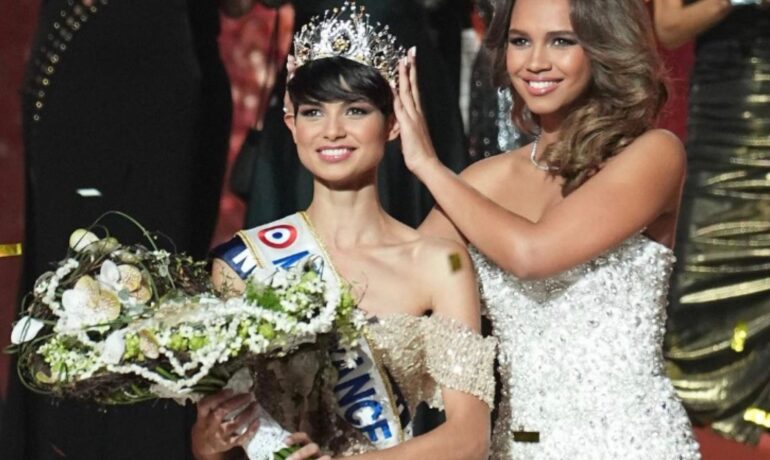 Miss France 2024 winner faces bizarre controversy with her short hair pop inqpop (1)