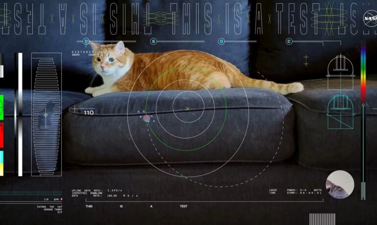 NASA streams the farthest cat video from deep space via laser pop inqpop