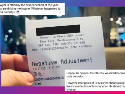 CPA-Lawyer gets blasted on social media for his ‘compassionate’ posting of his Christmas Day visit at a popular coffee shop