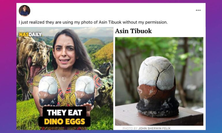 Filipino photographer calls out NAS Daily for using his photo of 'Asin Tibuok' without permission pop inqpop
