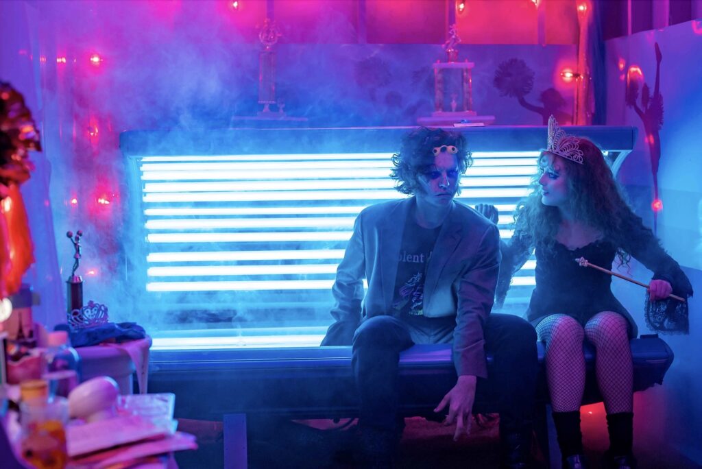 Kathryn Newton and Cole Sprouse in “Lisa Frankenstein”