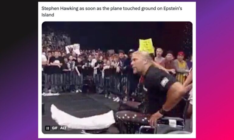 Renowned scientist Stephen Hawking mentioned in Epstein Island documents, becomes subject of internet memes pop inqpop