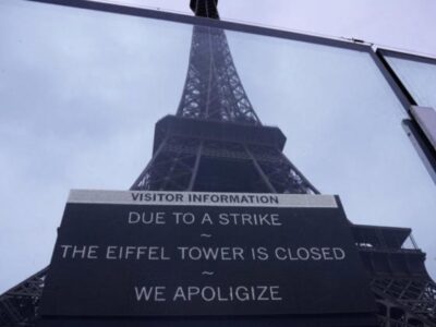 Eiffel Tower shuts down amid worker strike that demands for better pay and management reform