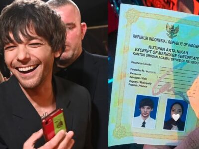 Louis Tomlinson ‘marries’ fan after signing a marriage contract while giving autographs