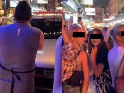 Violent brawl between Filipino and Thai Ladyboys in Bangkok prompts police intervention