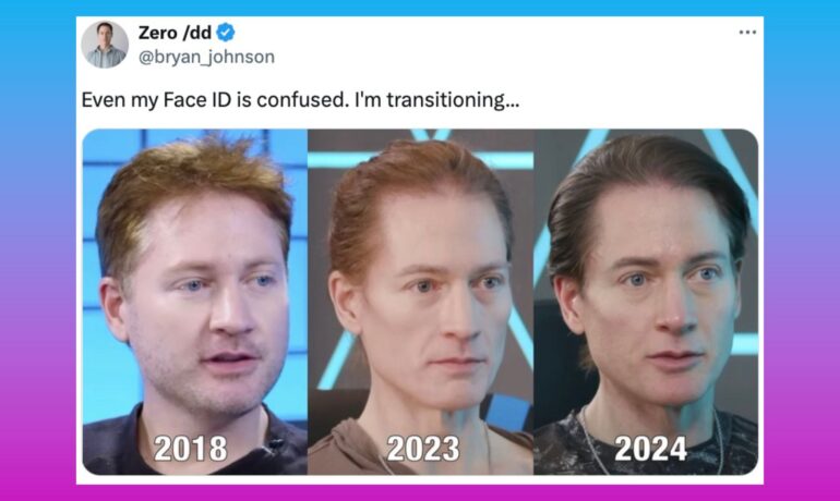 Anti-ageing activist Bryan Johnson receives criticism after sharing his photos from 2018 to present