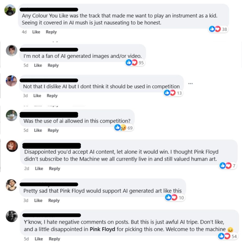 comments from Facebook