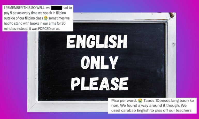 English only policy