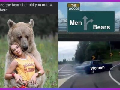 Hypothetical question ‘Man or Bear’ sparks very heated gender debate