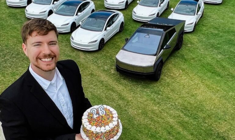 MrBeast celebrates his 26th birthday, to give away 26 cars to followers
