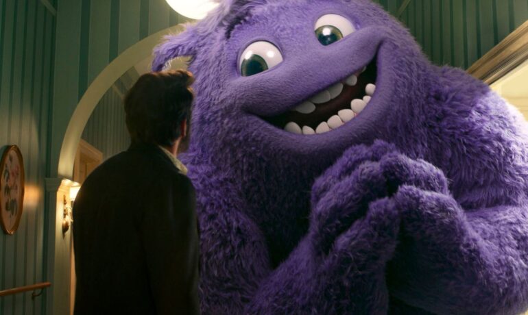 Steve Carell reunites with writer-director John Krasinski as the fun and cuddly Blue in 'IF'