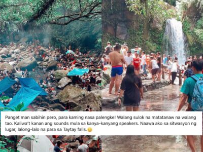 ‘Taytay Falls, or sea of people?:’ Social media user expresses disappointment over overcrowded tourist spot