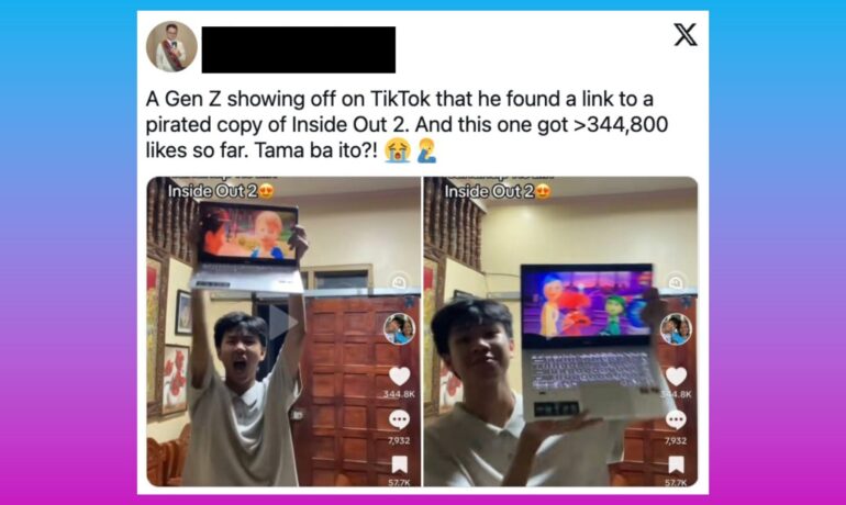 Twitter personality calls out Gen Z who pirated 'Inside Out 2,' ends up opening divisive conversation on piracy in PH