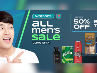 Watsons treats all men with wide range of products and exciting offers up for grabs this Men’s month