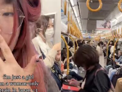 A woman-only train in Japan goes viral as girls claim they have ‘never felt so comfortable’