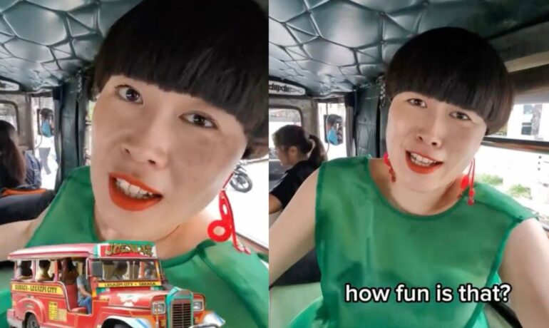 American Comedian Atsuko Okatsuka's first-ever jeepney ride in Manila captivates social media