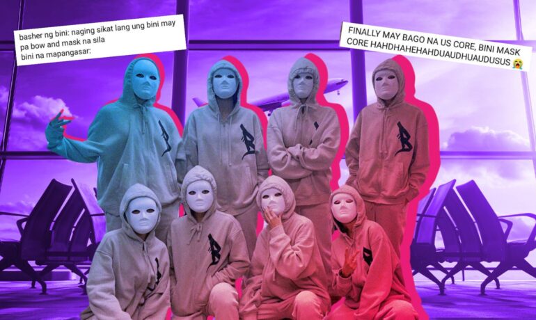 BINI does a 'laro' with Jabbawockeez-inspired airport look, shows how to clap back at bashers