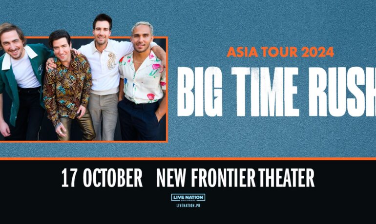 Big Time Rush announces debut Asia tour Manila, 17 October at New Frontier Theater