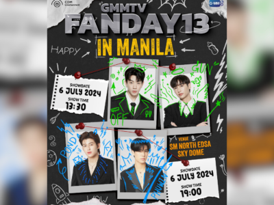PondPhuwin and OffGun remind fans of the upcoming ‘GMMTV Fan Day in Manila’
