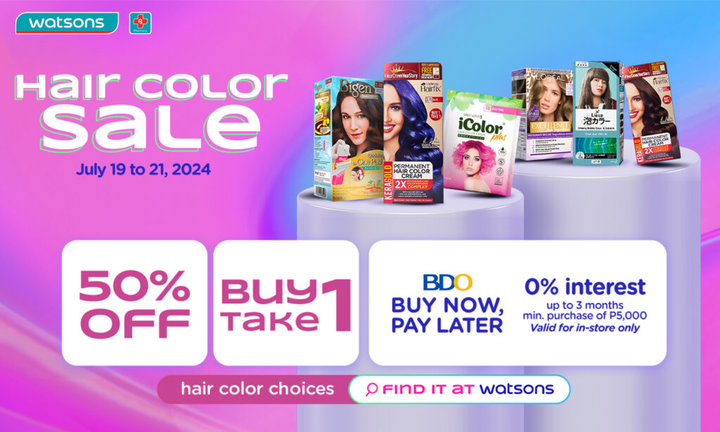 Watsons' hair essentials