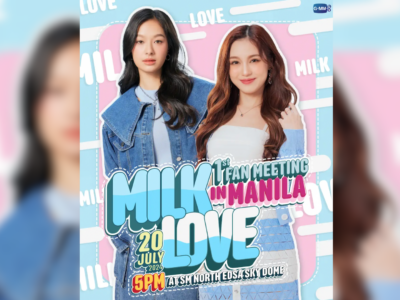 MilkLove, GMMTV’s flagship GL couple, is excited to meet Manila fans