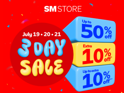 Every deal you shouldn’t miss every day, this SM Store 3 Day Sale