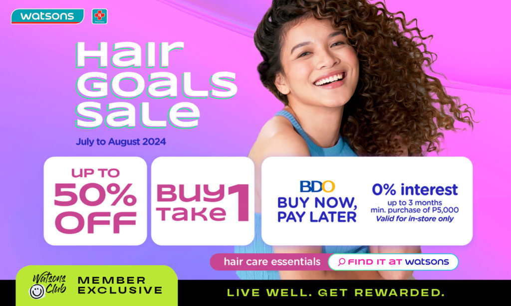 Watsons' hair essentials