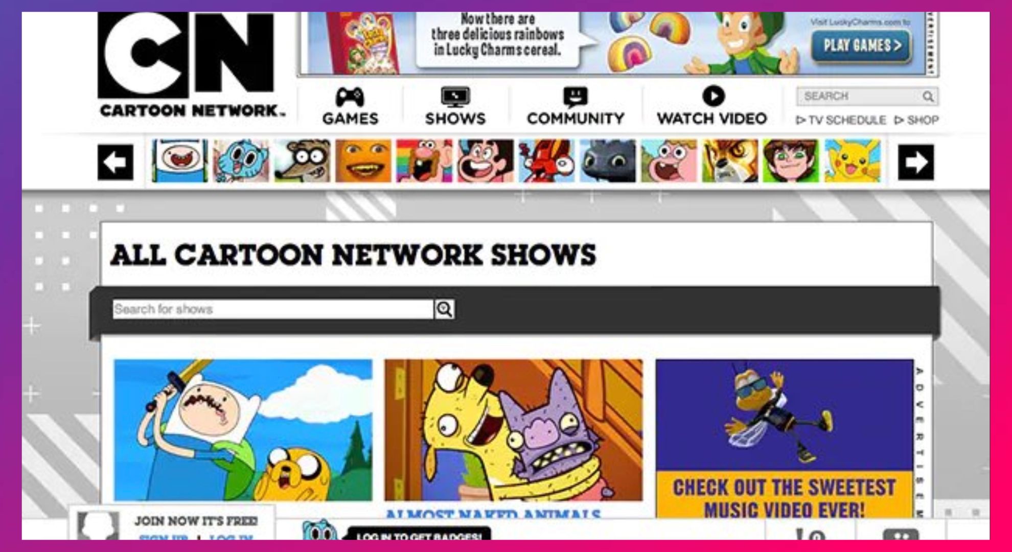 Cartoon Network's website shuts down, leaves fans nostalgic and heartbroken