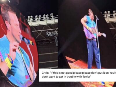 Chris Martin performs Taylor Swift’s song in Vienna following ‘Eras Tour’ cancellations