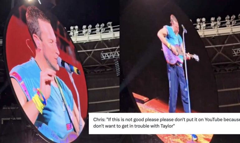 Chris Martin performs Taylor Swift's song in Vienna following ‘Eras Tour’ cancellations