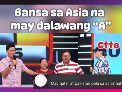 Question from a noontime show segment sparks conversation online