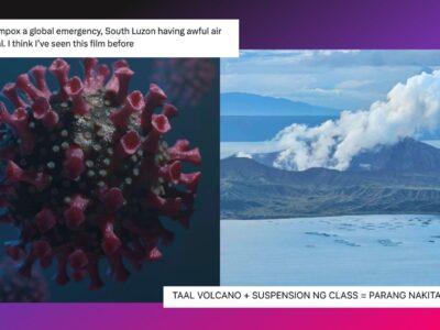 ‘Seen this film before?’: Filipinos express concern, feel déjà vu over Mpox emergency and Taal smog