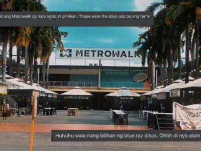 Social media users bid farewell to Metrowalk Ortigas by sharing their core memories of it