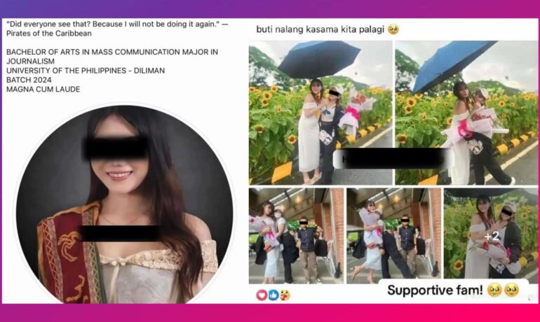 'UP graduate' criticized after being exposed for faking graduation posts