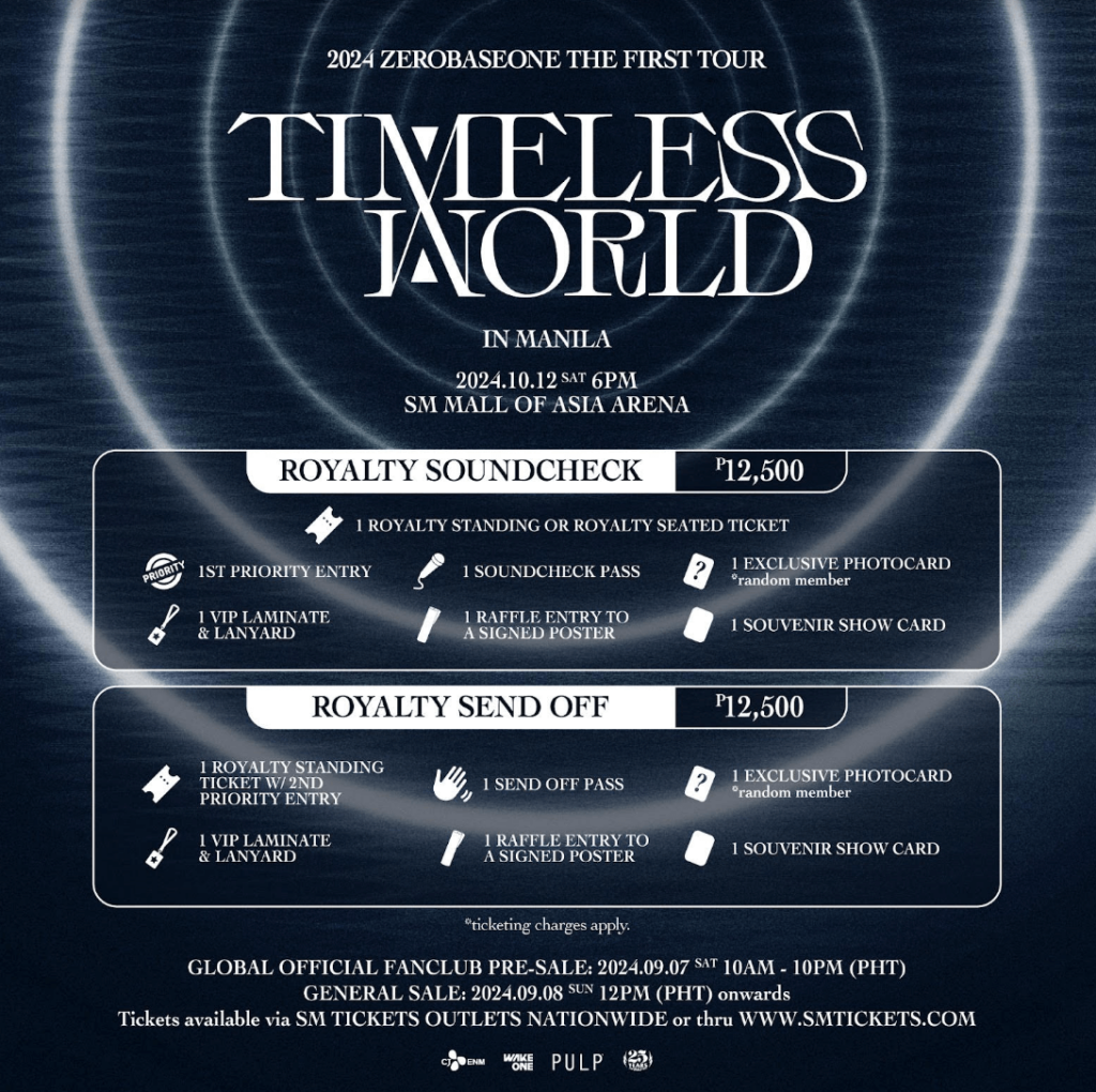 2024 ZEROBASEONE The First Tour: Timeless World in Manila