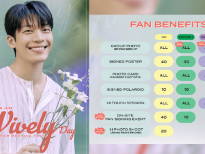 Updated perks for Wi Ha Jun’s 2024 fan meeting in Manila: Group photo for all, fan signing event, and 1:1 photoshoot