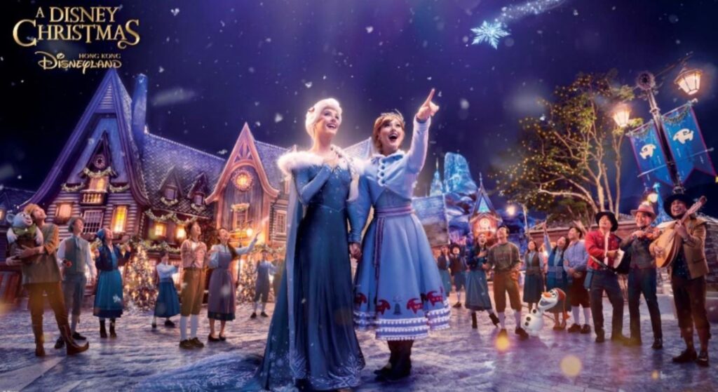 'A Disney Christmas' at Hong Kong Disneyland Resort brings first-ever snowy Christmas to World of Frozen