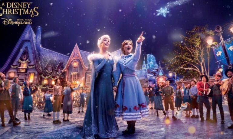 'A Disney Christmas' at Hong Kong Disneyland Resort brings first-ever snowy Christmas to World of Frozen