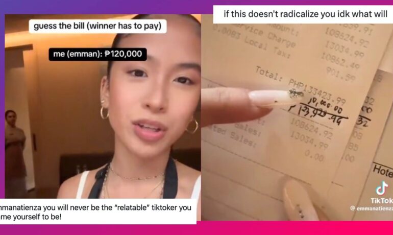 Emman Atienza receives backlash for TikTok video, claps back with her own sentiments