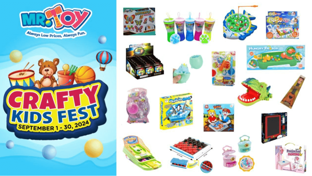 Crafty Kids Fest: Unleash creativity with MR.TOY’s crafty toys this September