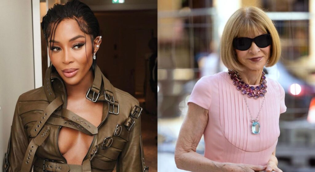 Naomi Campbell seemingly throws shade at Anna Wintour in her acceptance speech