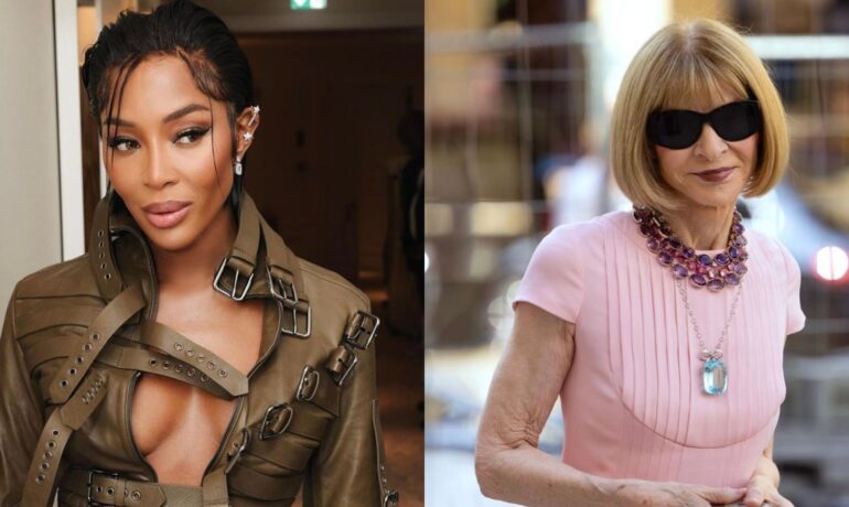 Naomi Campbell seemingly throws shade at Anna Wintour in her acceptance speech