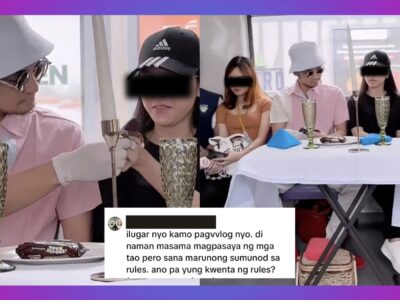 Filipino TikToker under fire for ‘dinner date’ video that violated LRTA regulations