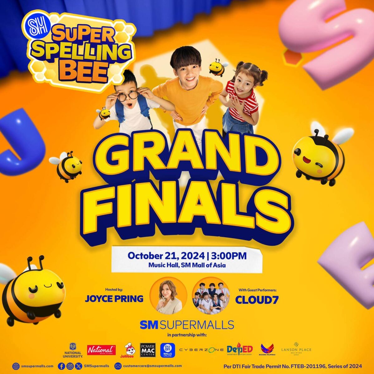 Get buzzing for the SM Super Spelling Bee Grand Finals at SM Mall of Asia