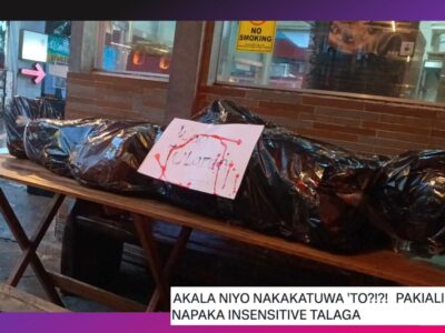 Café in Cubao under fire for using ‘EJK-themed’ decorations for Halloween