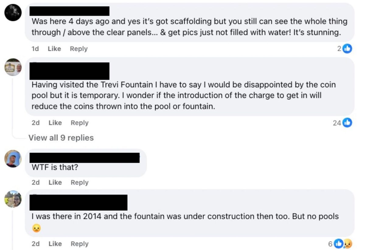 comments about travi fountain