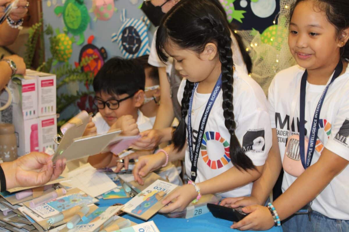 Students participate actively at the MIIS Kids Can! Bazaar 